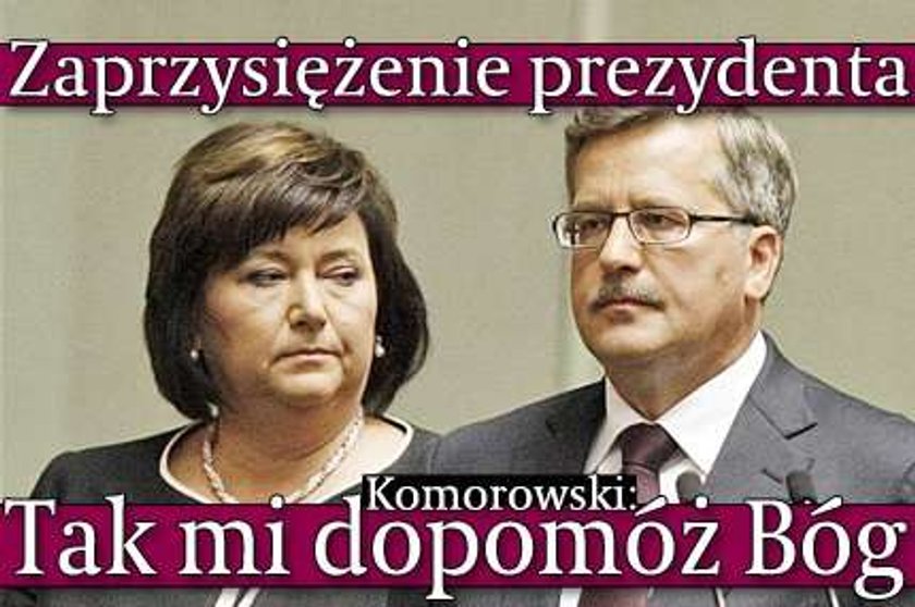 Zaprzysiężenie Komorowskiego. Relacja na żywo!