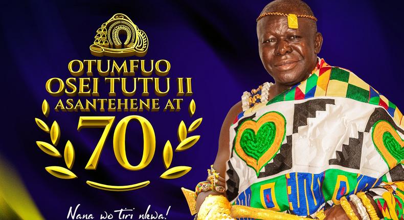 Otumfuo Osei Tutu II marks 70th birthday today