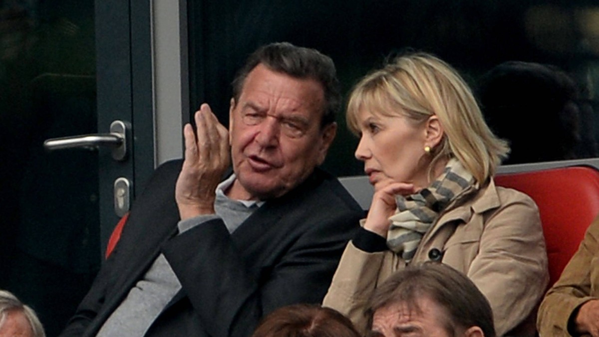 Gerhard Schroeder i jego była żona Doris Schroeder-Koepf