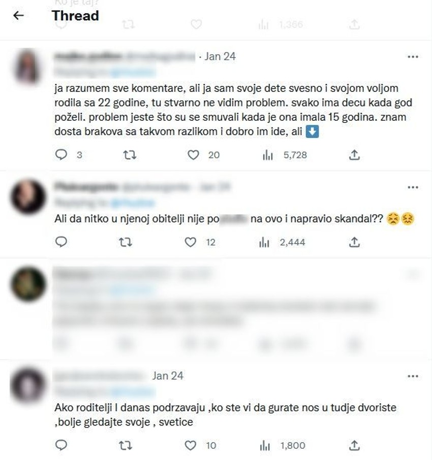 Komentari na Tviteru