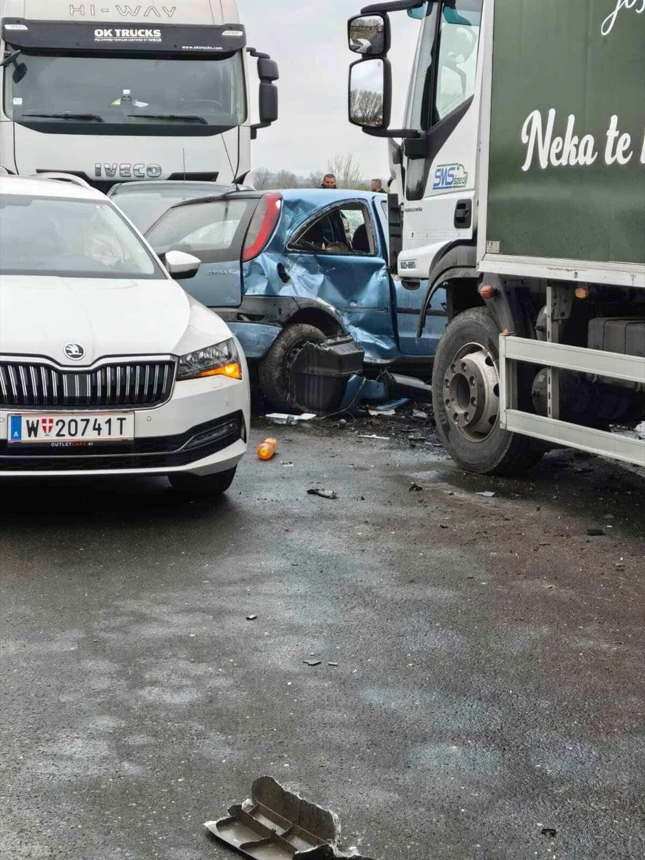 Saobraćajna nesreća na mostu Kovin-Smederevo