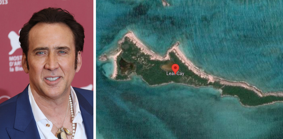 Nicolas Cage - Leaf Cay, Bahamy