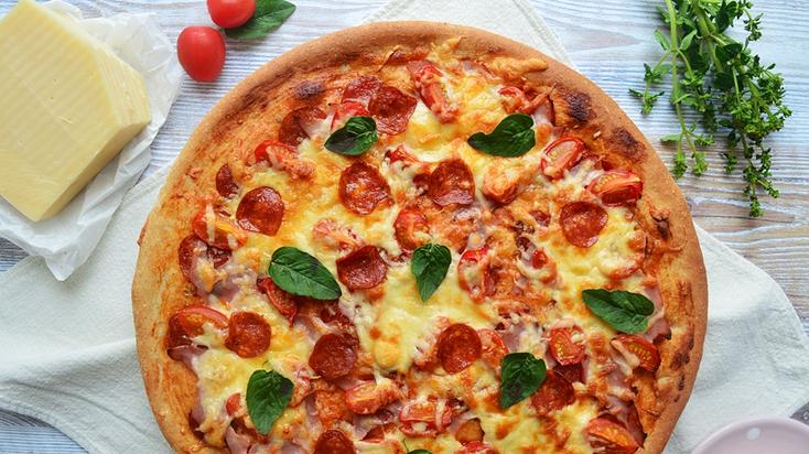 Gabriella konyhája: Teljes kiőrlésű pizza recept