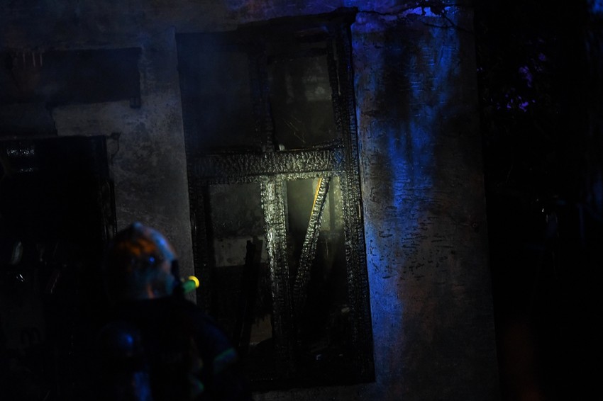 Izgorela kuća na Senjaku