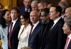 Giganci na inauguracji Trumpa. Zuckerberg, Bezos, Pichai i Musk przybyli na Kapitol