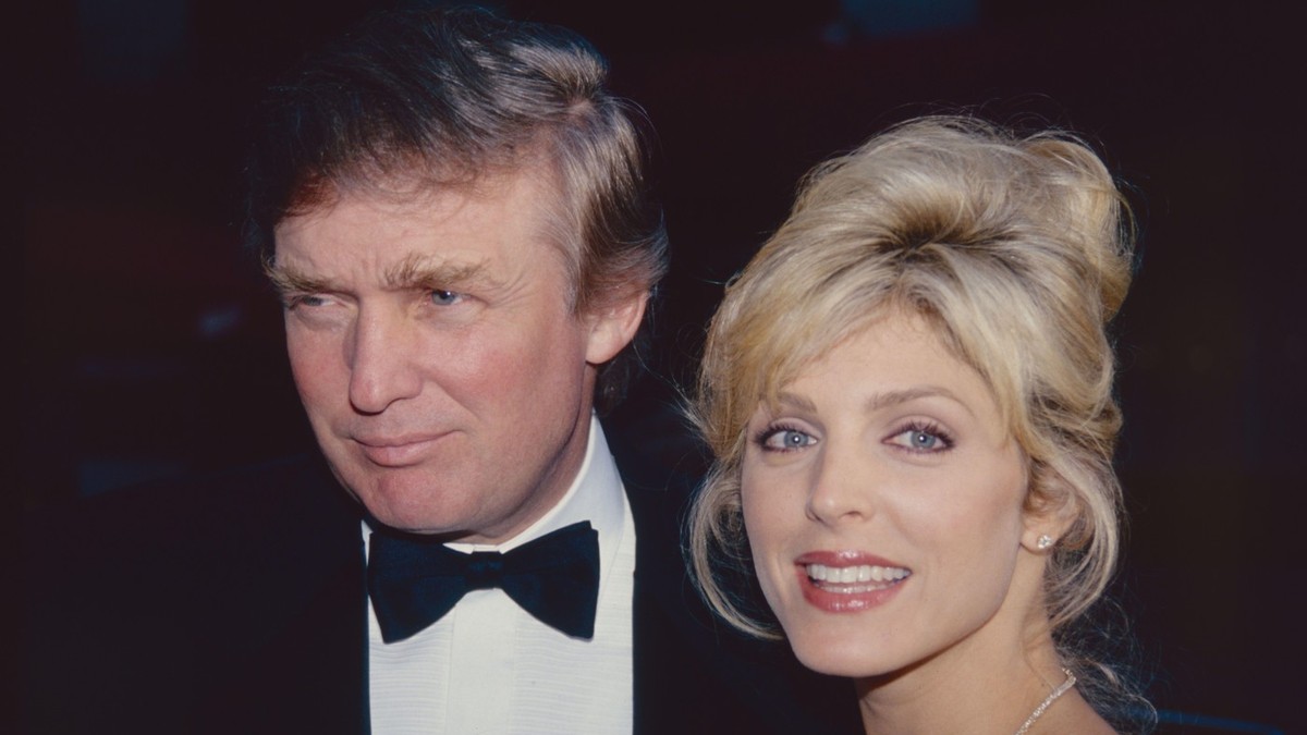 Donald Tramp i Marla Mejpls