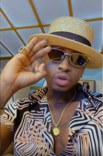 Diamond causes a hullabaloo as he teases fans with new bae & new song (video)