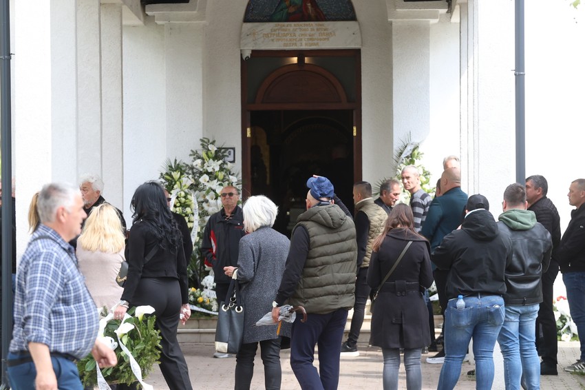 Sahrana Saše Katančića na Novom groblju