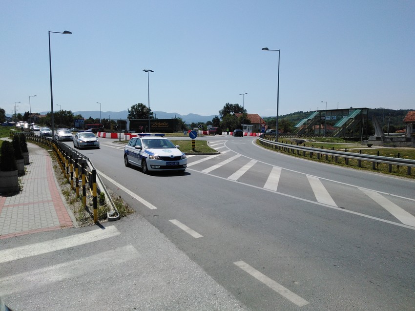 Kružni tok u Preljini, zabranjeno skretanje na auto-put