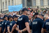 policja kontrmanifestacja manifestacja krakowskie przedmieście 10 lipca