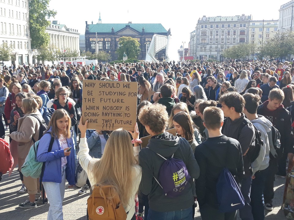 Młodzieżowy Strajk Klimatyczny w Poznaniu