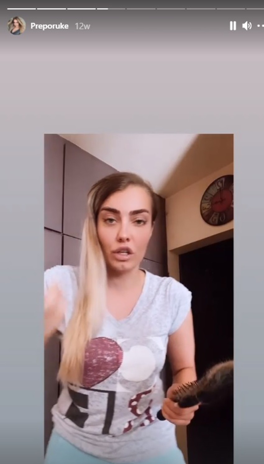 tara ristic tik tokerka korona opadanje kosa - Blic