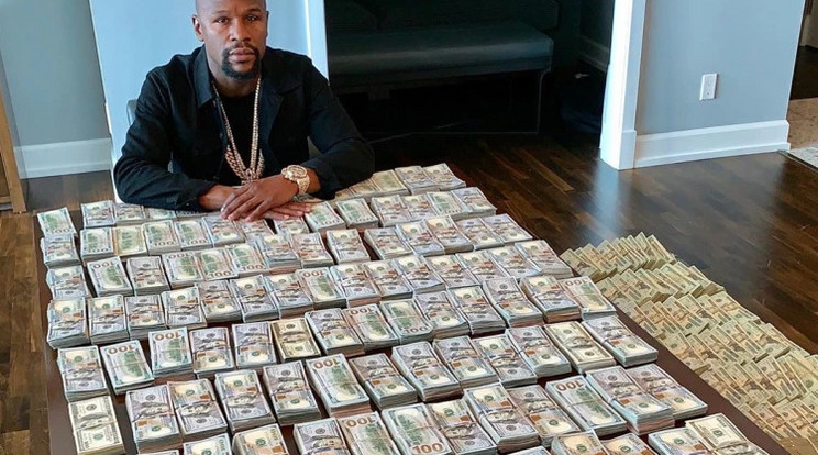 Floyd Mayweather megint beszólt a rosszakaróinak / Fotó: Instagram