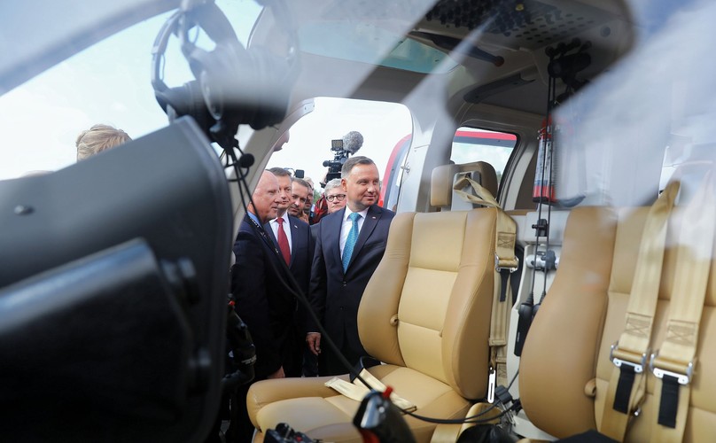 Prezydent zwiedza targi w Kielcach