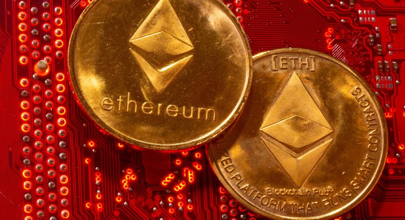 The ethereum network runs the ether cryptocurrency, the second-biggest after bitcoin.
