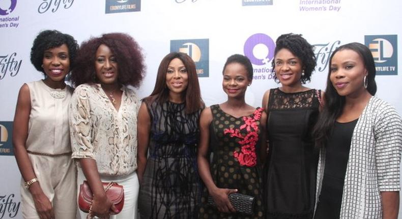 Lala, Ireti, Mo, Olajumoke, Omoni, Uzo at IWD event