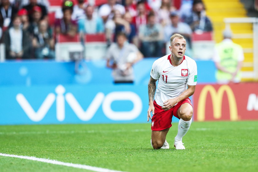 24.06.2018 POLSKA - KOLUMBIA FIFA WORLD CUP 2018 PILKA NOZNA