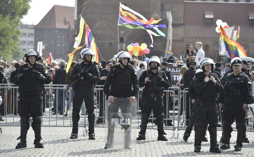 Marsz Równości ochraniany przez policję