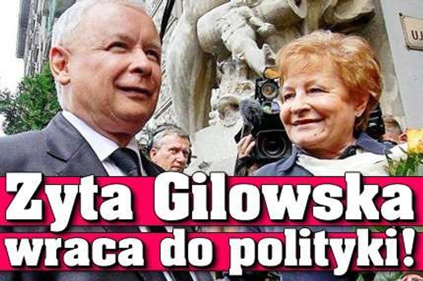 Zyta Gilowska wraca do polityki!