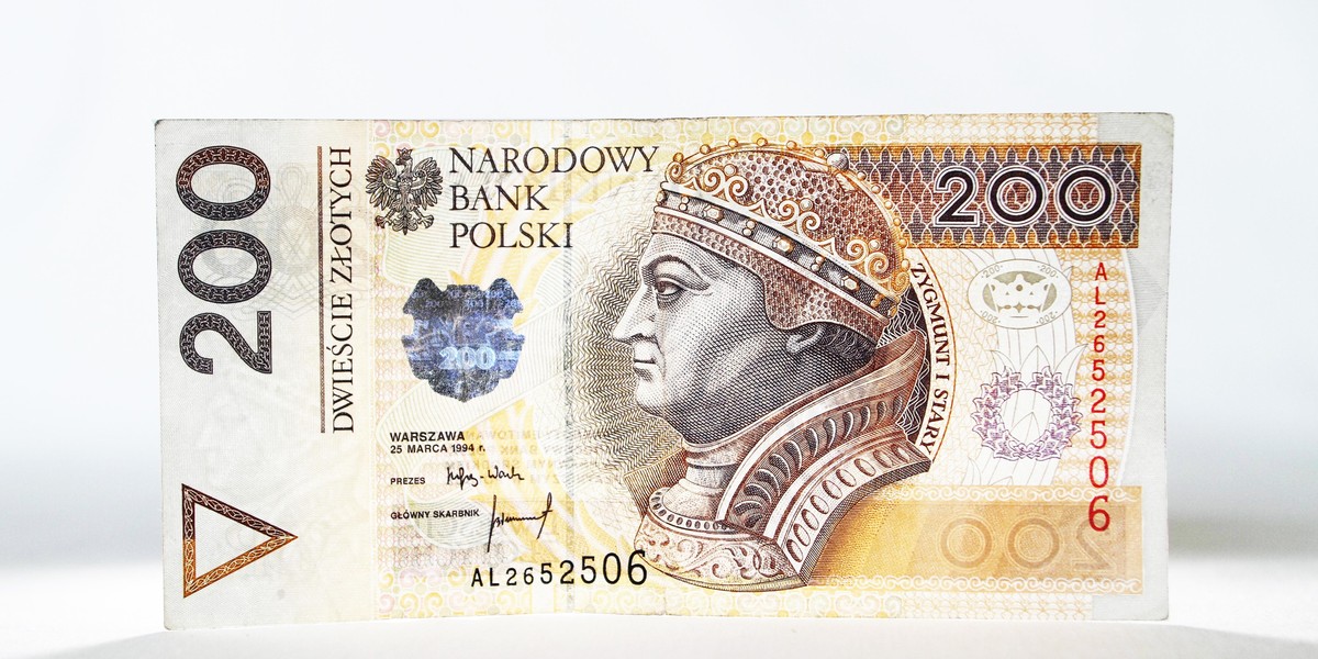 Banknot 200 złotych