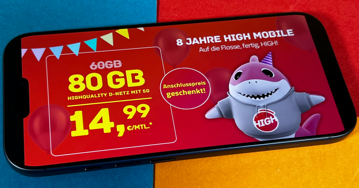 High doğum gününü kutluyor: Telekom ağında 14,99 Euro'ya 80 GB