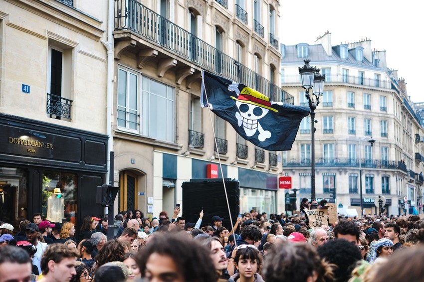 Protest "Blokirajte sve" u Parizu 10. septembra