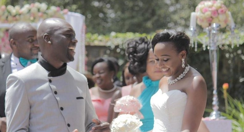 Dennis Okari and ex wife