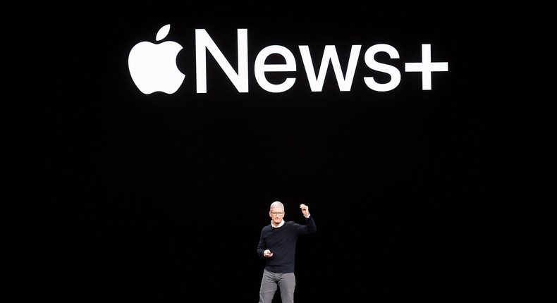 tim cook apple news+