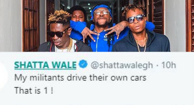 Shatta Wale and the Militants