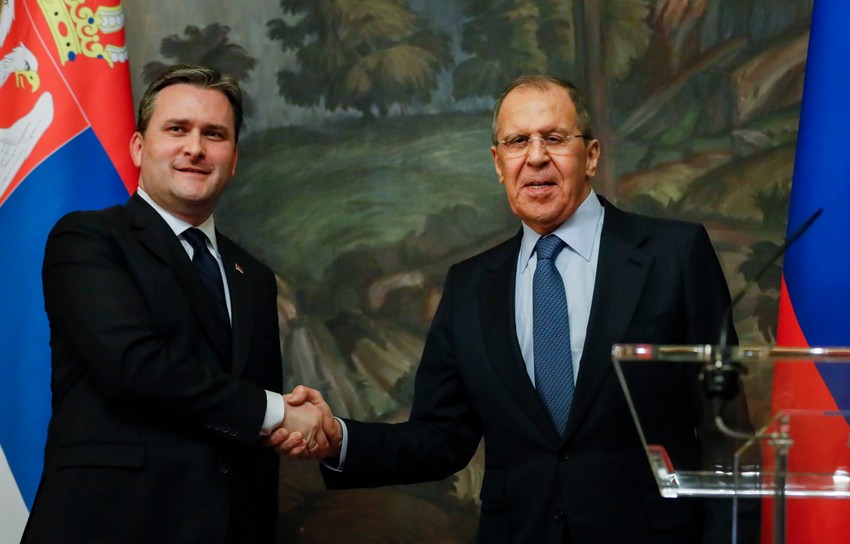 Sergej Lavrov i Nikola Selaković