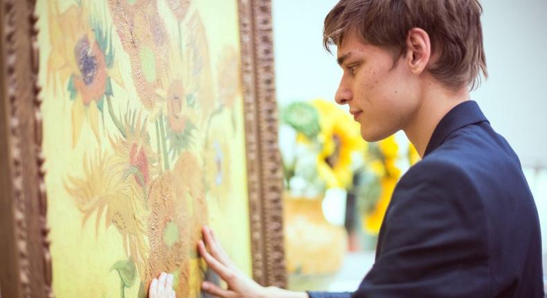 Visually Impaired experience Vincent van Gogh's works