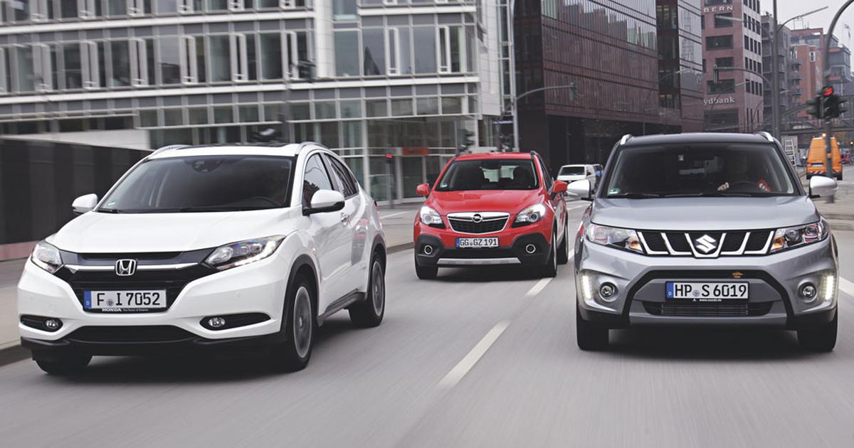 Honda HRV kontra Opel Mokka i Suzuki Vitara S Japonia