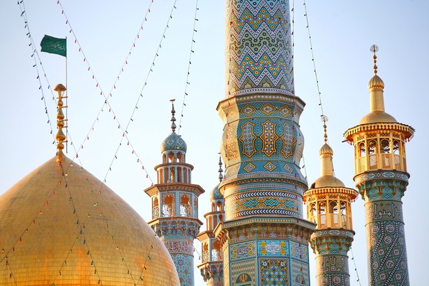 Minarety w Kom, świętym mieście szyitów, Iran, fot. Vladimir Melnik