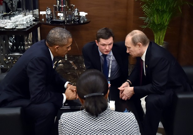 Putin i Obama w Turcji