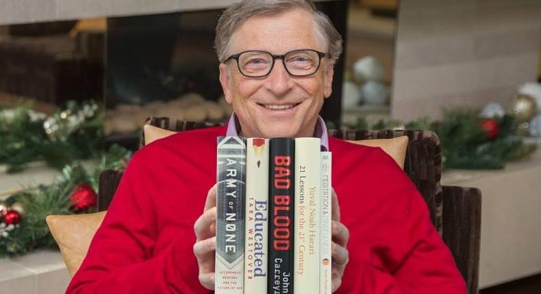 bill gates reading