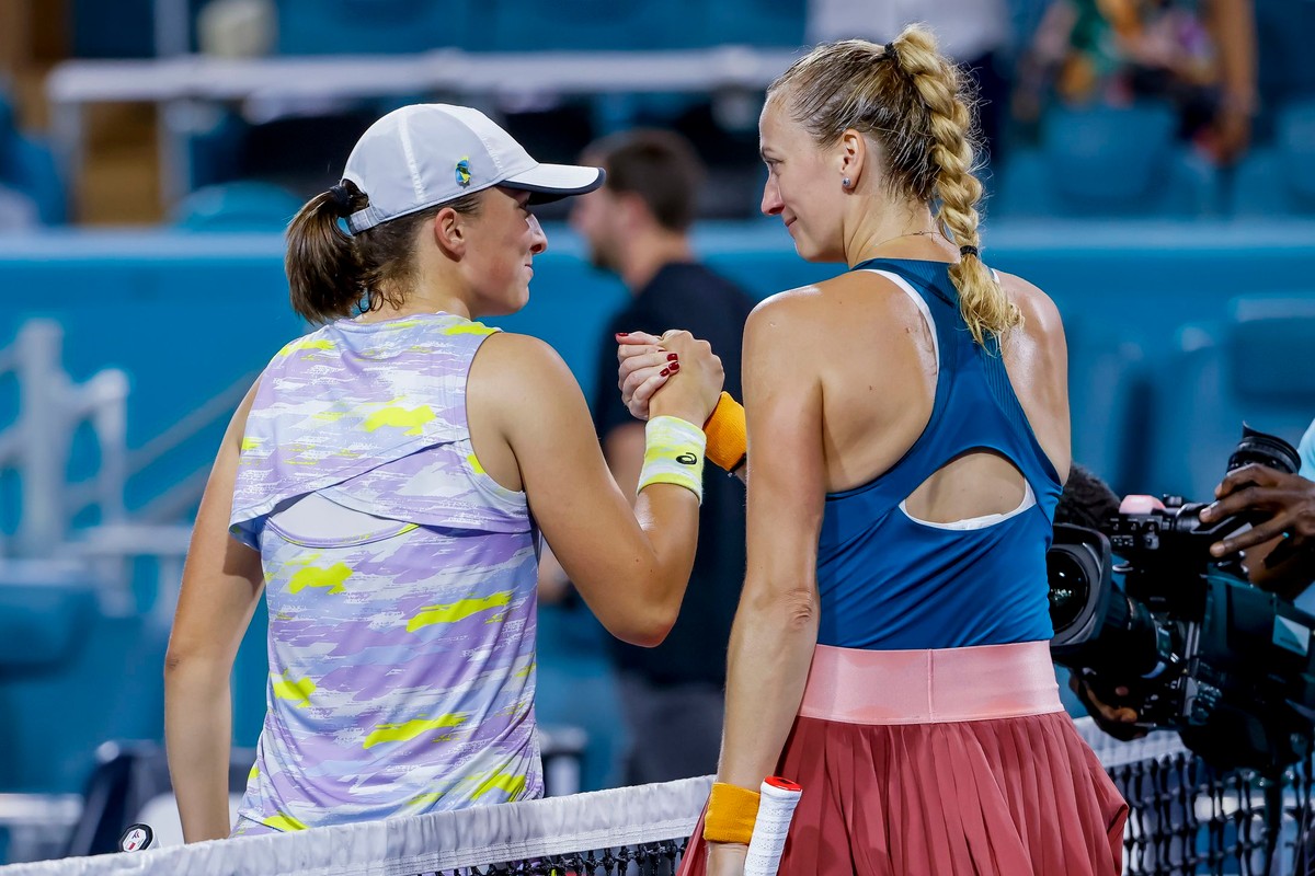 Iga Świątek i Petra Kvitova