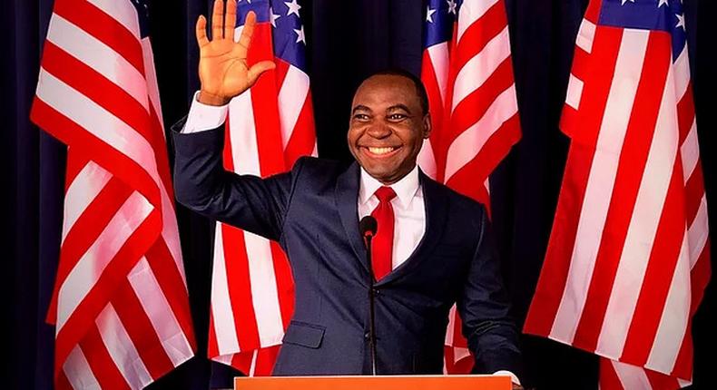 Meet 34-year-old Nigerian, Austin Chenge, running to become governor of Michigan in US. [opera]