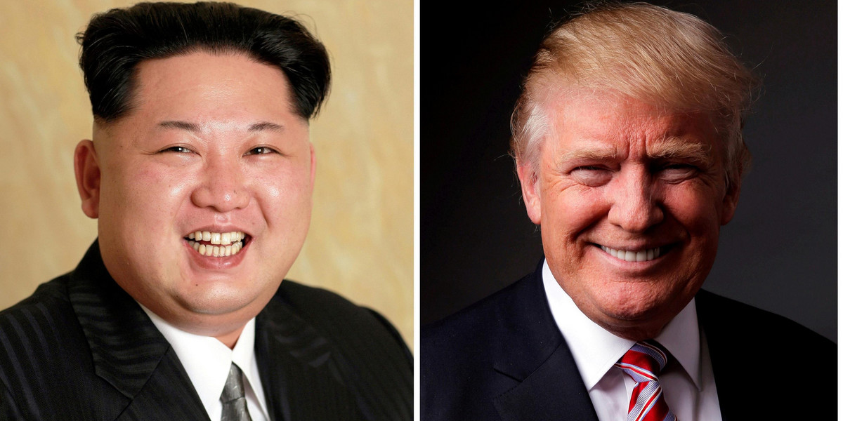 Kim Dzong Un i Donald Trump