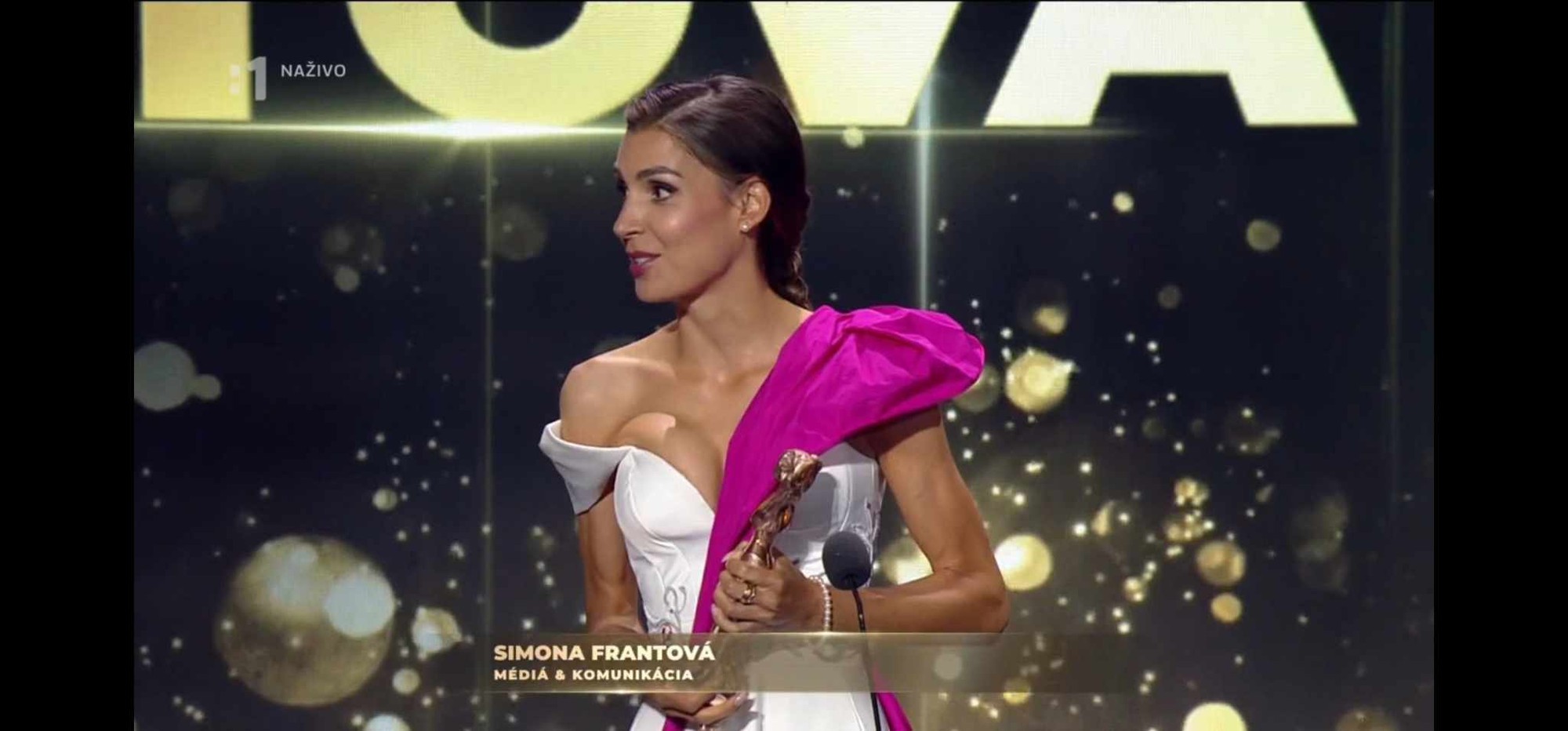 Galavečer Slovenka roka- Moderátorka ta3 Simona Frantová