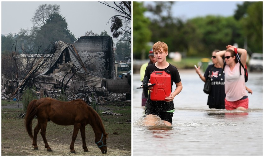 Pustoš nakon požara i obilne poplave