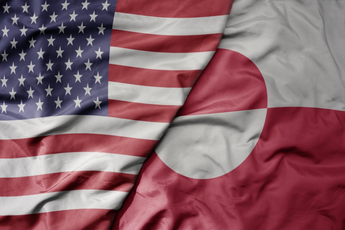 Flagi USA i Grenladii