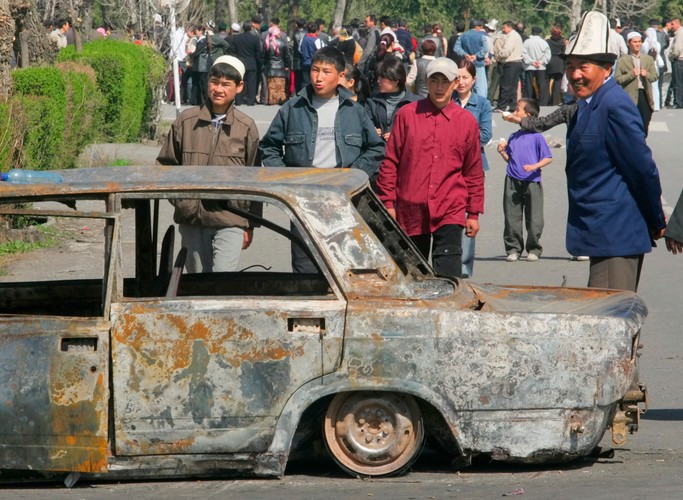 Protesty w Kirgistanie