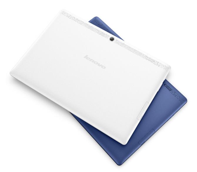 Lenovo TAB2 A10-70 jest dostępny w dwóch kolorach - białym oraz niebieskim.