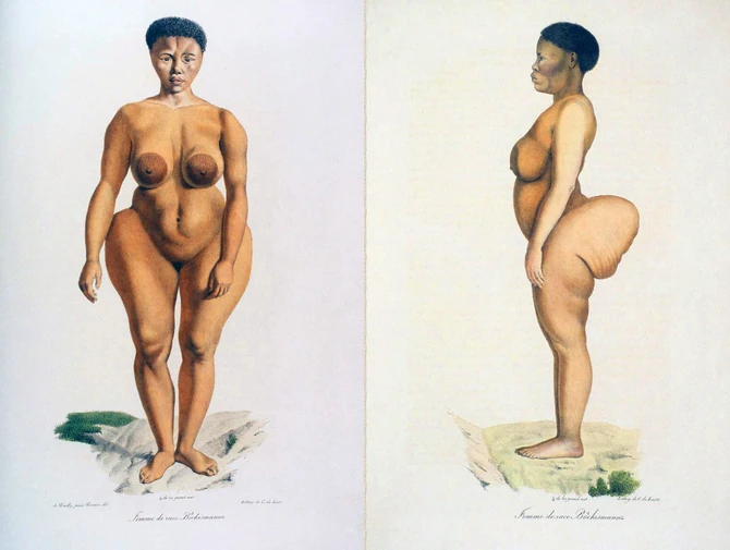 Sara Bartman, crtež iz 1815. godine