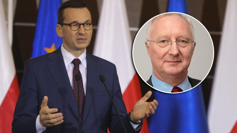 Mateusz Morawiecki i prof. Jacek Wysocki, członek Rady Medycznej przy premierze