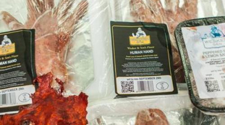 Emberi húst árultak egy londoni piacon!