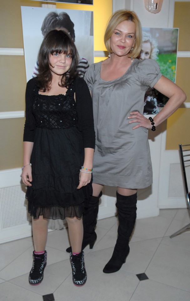 Beata Kawka i jej córka Zuzanna Bernat w 2009 roku