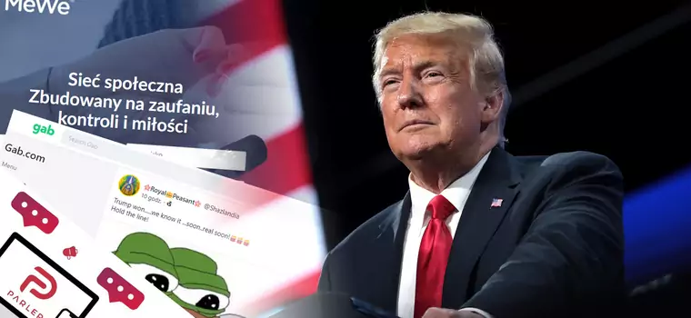 Parler, Gab, MeWe, Rumble... “alternatywny internet” zwolenników Trumpa i prawicy