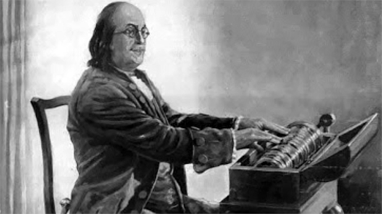 Nástroj vynašiel Benjamin Franklin
