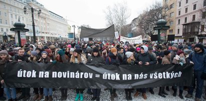 Demonstracje w Słowacji po zabójstwie dziennikarza